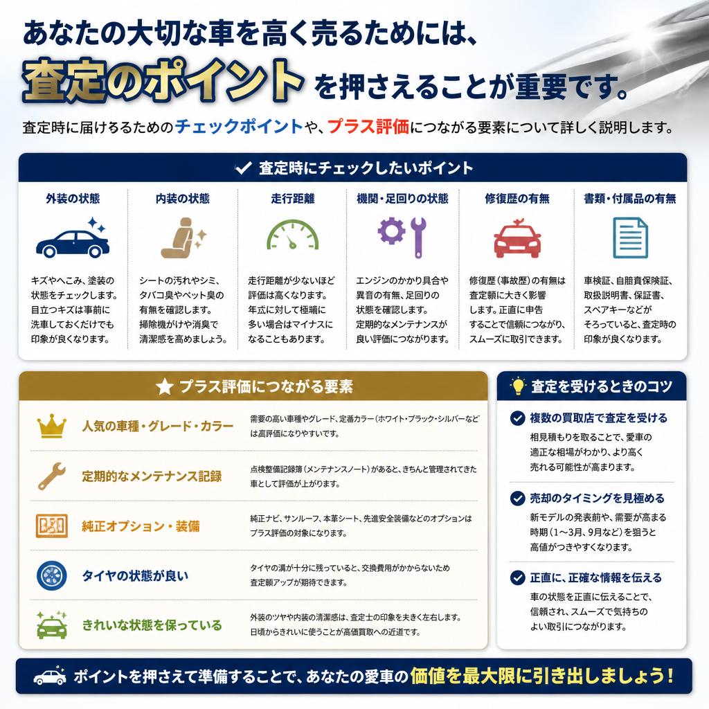 車査定のポイント
