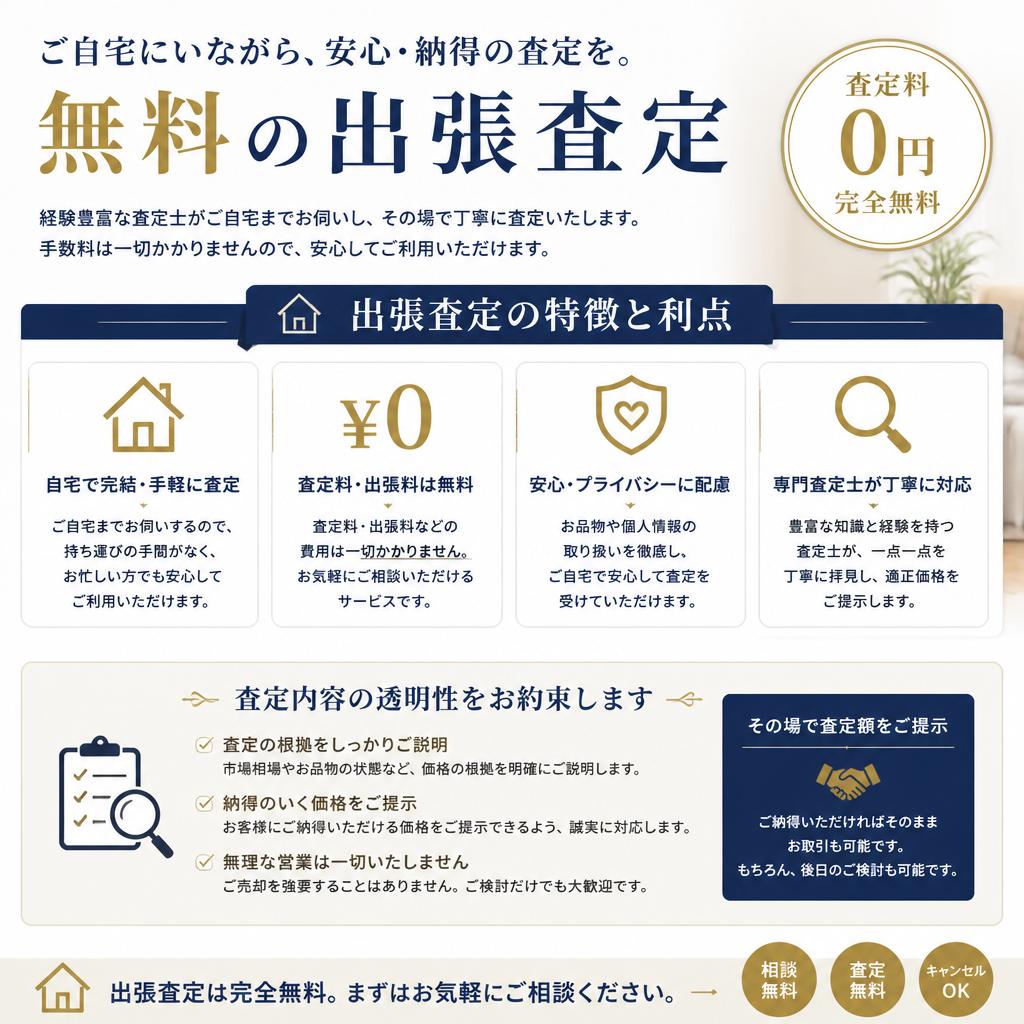 2. 安心の査定サービスのメリット